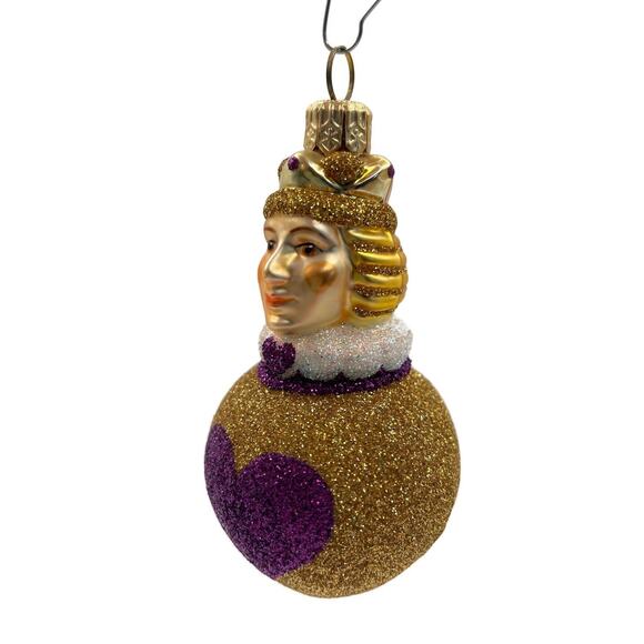 Patricia Breen Miniature Queen of Hearts Fuchsia Valentines Christmas Ornament - Picture 6 of 10